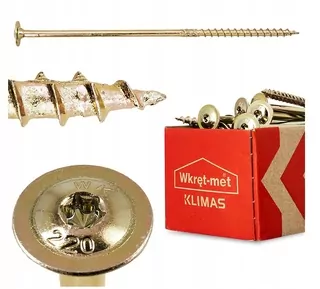 Skrutky do dreva Wkręt-Met WKCP-08180 8 x 180 mm 50 ks.